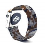 Wholesale Premium Color Stainless Steel Magnetic Milanese Loop Strap Wristband for Apple Watch Series 7/6/SE/5/4/3/2/1 Sport - 44MM / 42MM (Camouflage Brown)